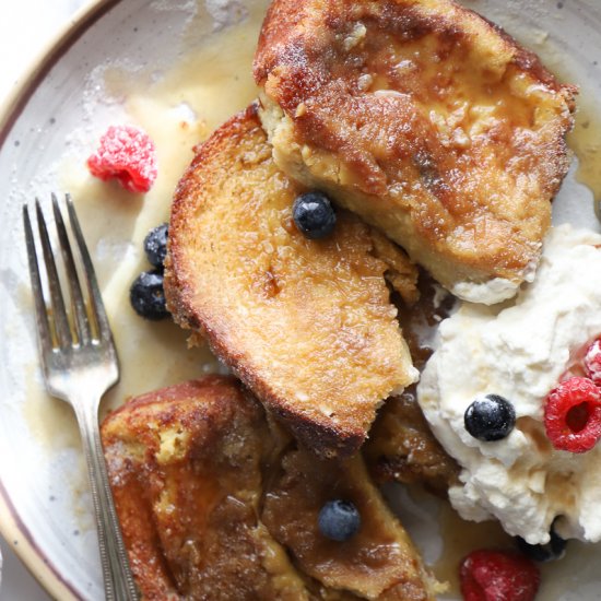 Creme Brûlée French Toast Casserole