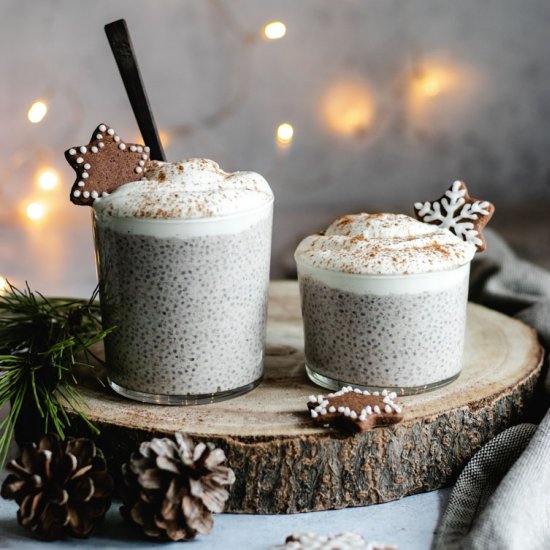 Gingerbread Chia Pudding