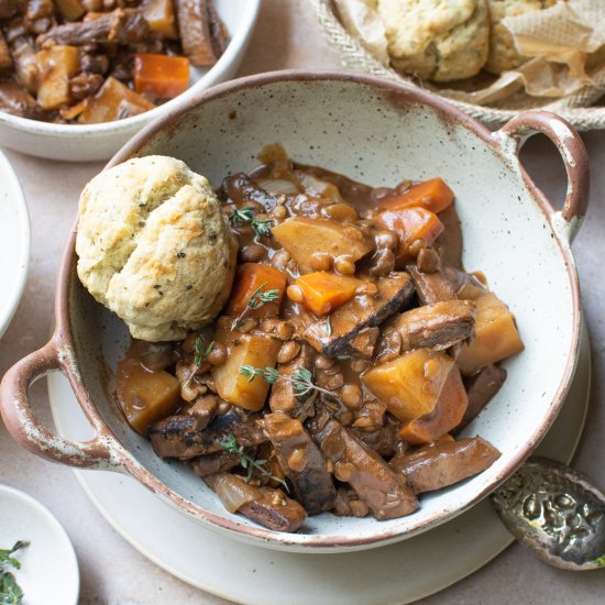 Hearty Vegan Beef Stew