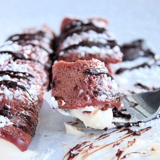 Red Velvet Crepes