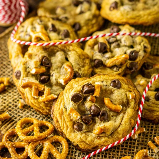 Pretzel-Chocolate Chip Cookies