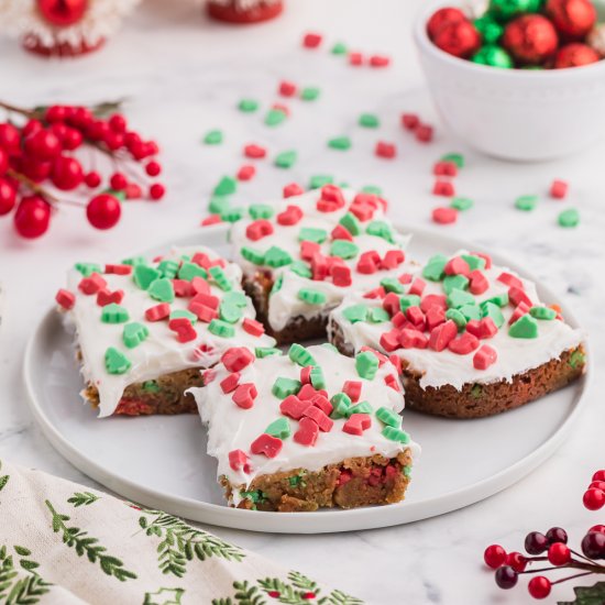 Christmas Chewy Bars