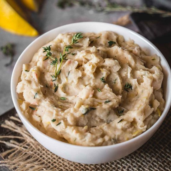 Lemon and Thyme White Bean Mash