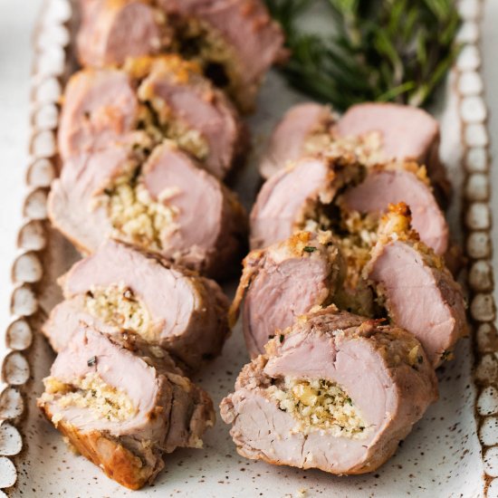 Easy Stuffed Pork Tenderloin