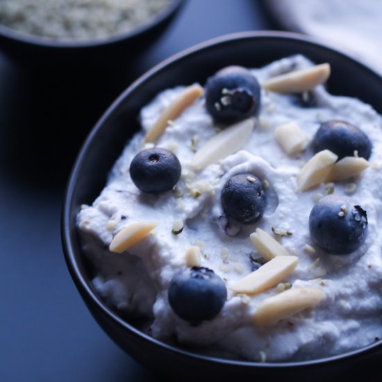 Clean Keto Blueberry Yogurt