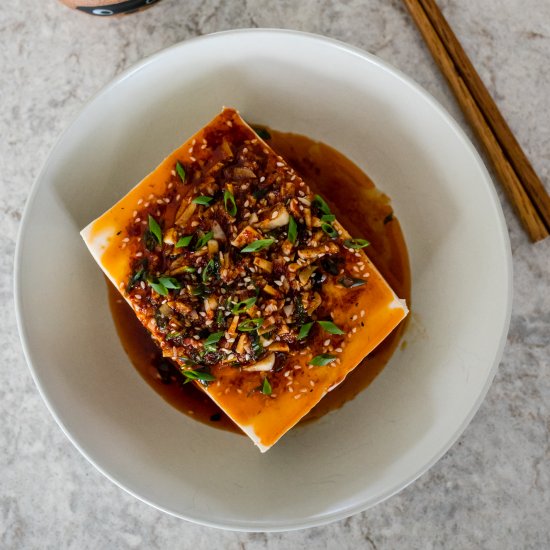 5 Minute Spicy Cold Tofu