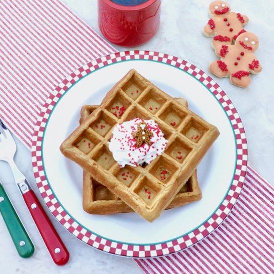 Gingerbread Waffles