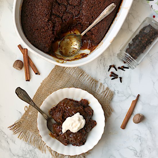 Gingerbread Pudding Cake