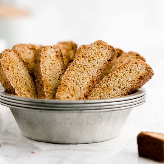 White Chocolate Cardamom Biscotti