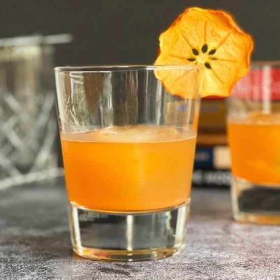 Bourbon Persimmon Cocktail