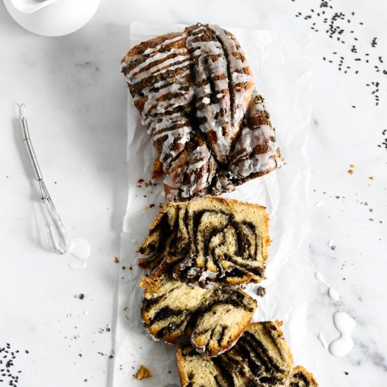 black sesame babka