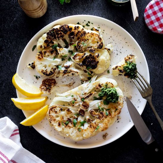 Grilled Cauliflower Steak