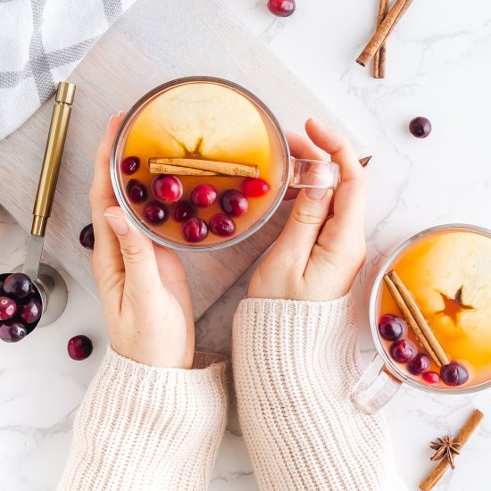 Spiked Hot Apple Cider