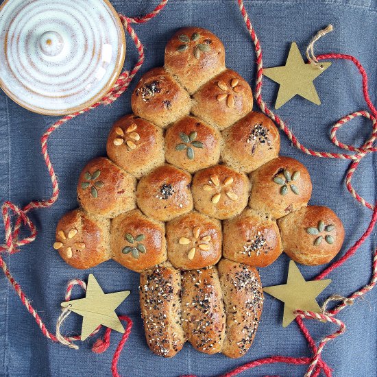 Christmas Tree Bread – Gluten Free