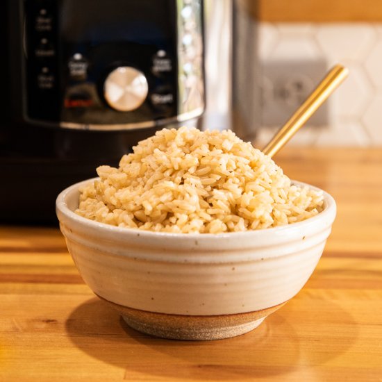 Easy Instant Pot Brown Rice