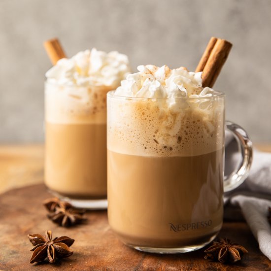 Homemade Eggnog Latte