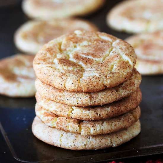 Cake Mix Snickerdoodles