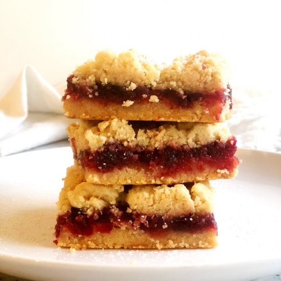 Cranberry Crumble Bars