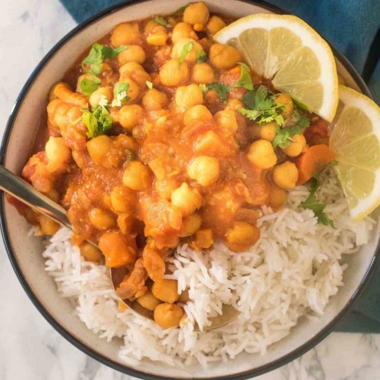 Instant Pot Chickpea Tagine