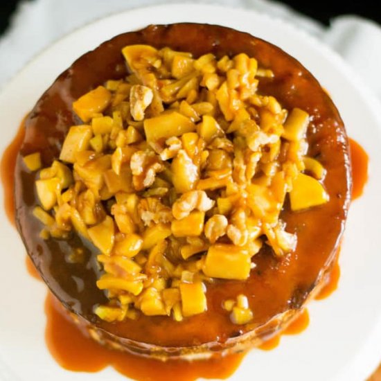 Date & Apple Cake with Caramel