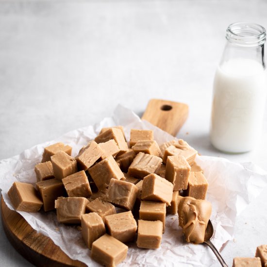 Peanut Butter Fudge with Mini Marsh