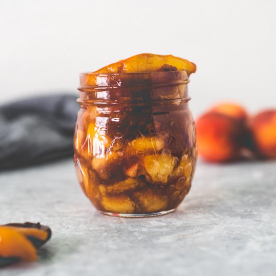 Homemade Fresh Peach Pie Filling