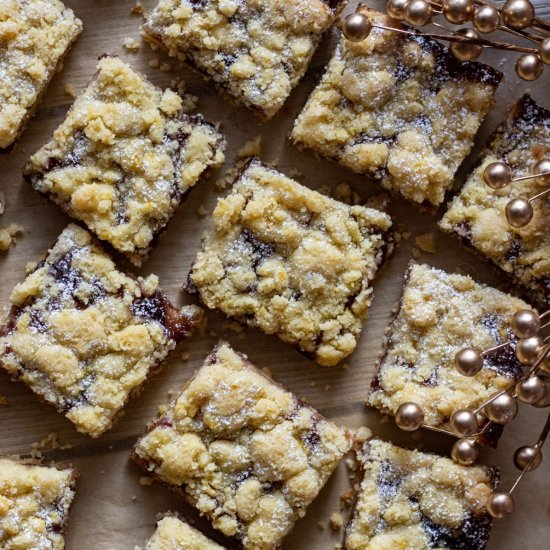 Sugar Plum Crumb Bars