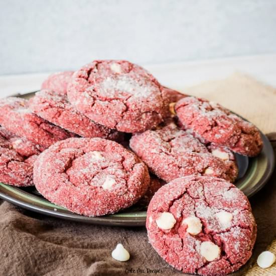 Easy Red Velvet Cake Mix Cookies