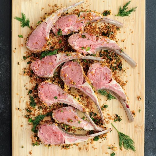 Sous Vide Rack of Lamb