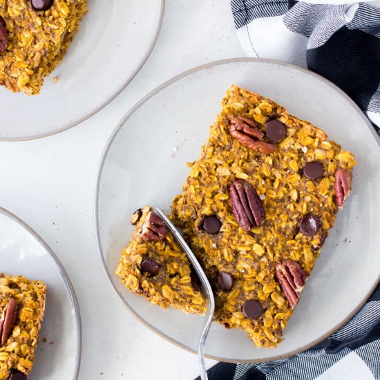 Pumpkin Baked Oatmeal