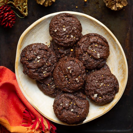 Eggless Brownie Cookies (Brookies)