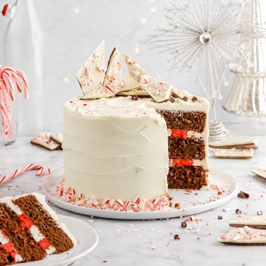 Chocolate Peppermint Cake