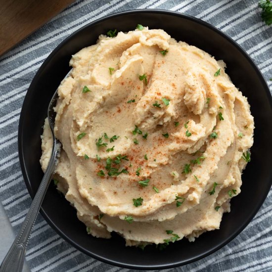 Cajun Mashed Cauliflower & Potatoes