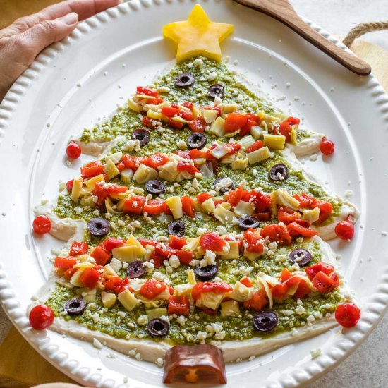 Christmas Tree Dip Appetizer