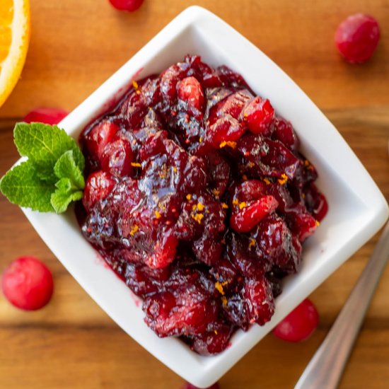 Homemade Cranberry Sauce