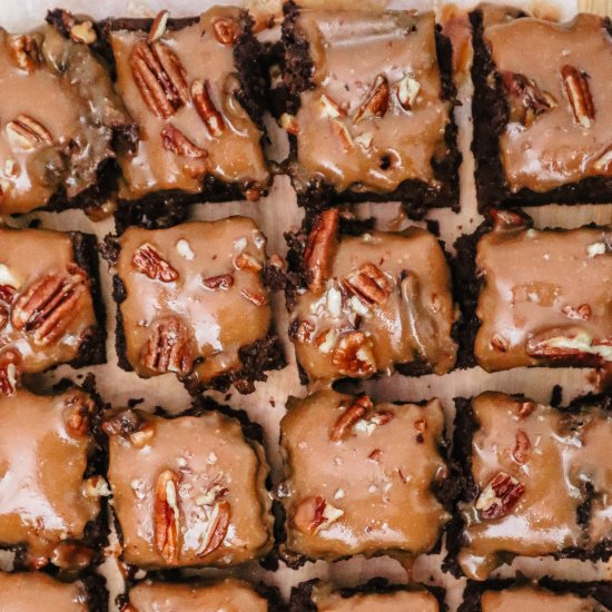 Turtles-Inspired Protein Brownies