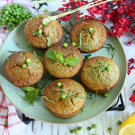 Pea and Hazelnut Friands