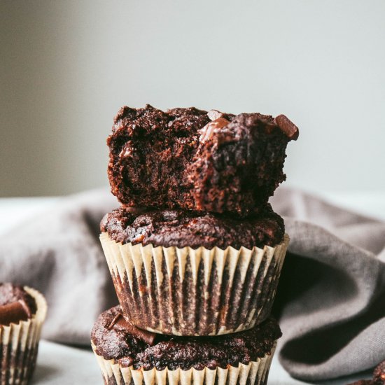 Chocolate Banana Muffins