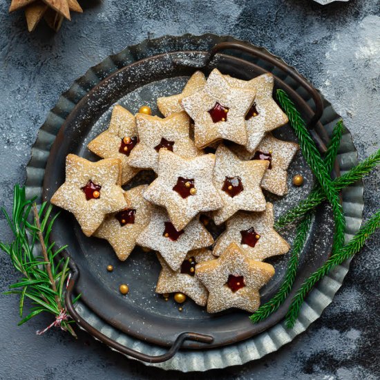 Gluten-free Linzer Cookies