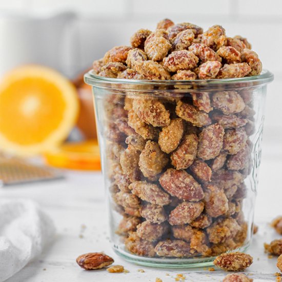 Orange Candied Almonds