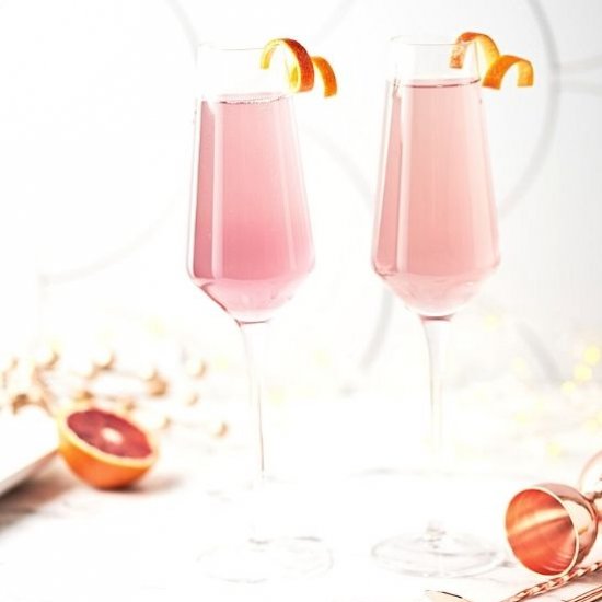 Blood Orange French 75