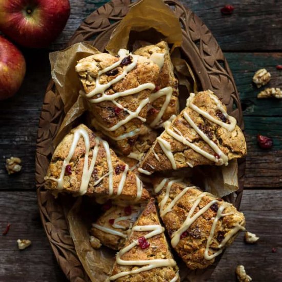 Apple Cranberry Scones