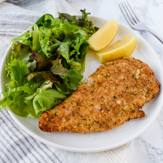 Air Fryer Parmesan Crusted Chicken