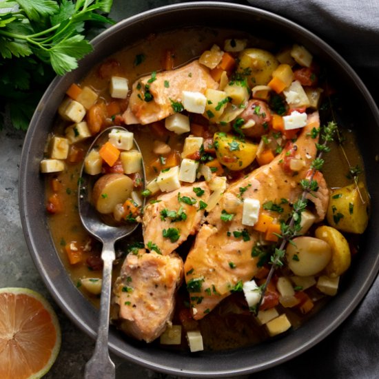 Easy One-Pot Salmon Stew