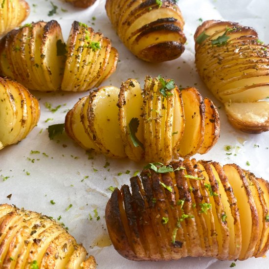 CHIPOTLE HASSELBACK BABY POTATOES