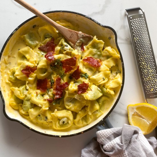 CREAMY LEMON TORTELLINI