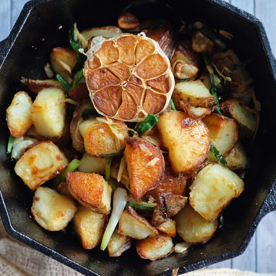 Soy and Vinegar Crispy Potatoes