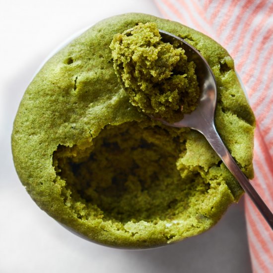 1-Minute Matcha Mug Cake