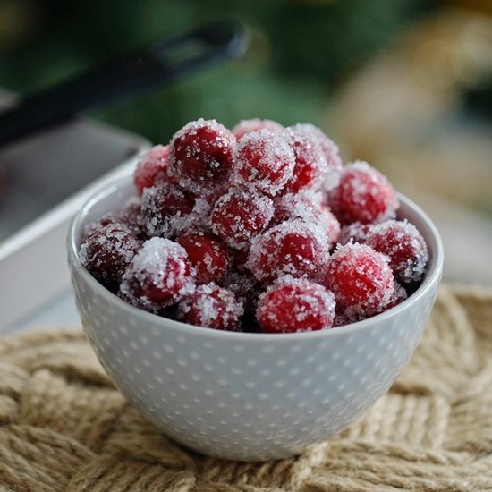 Sugar Candied Cranberries