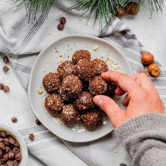 Chocolate Hazelnut Bliss Balls